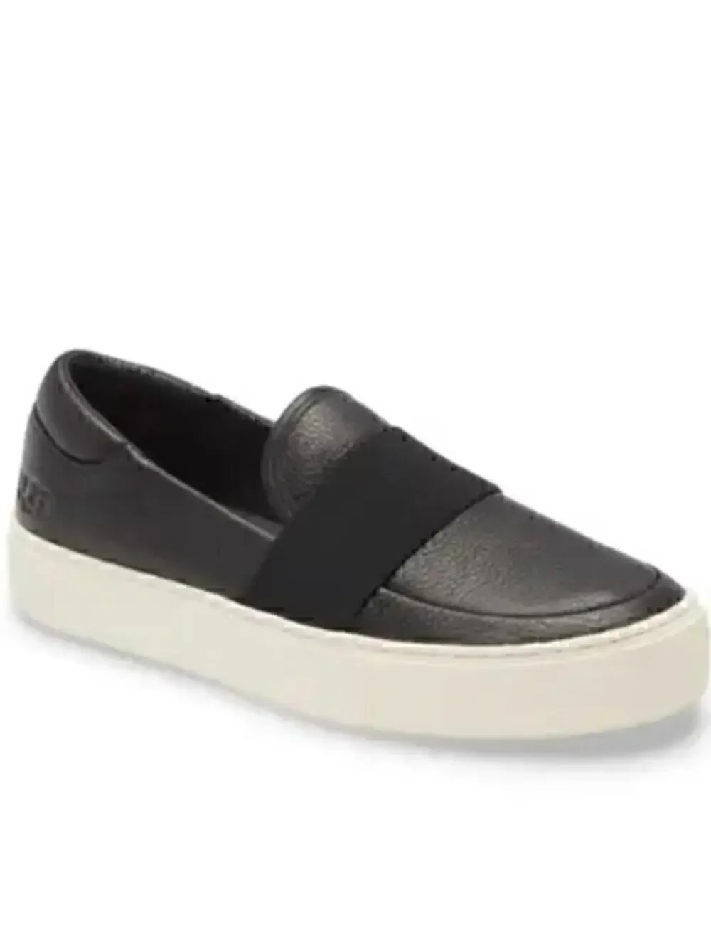 UGG Leather Chayze Platform Sneakers Black Size 6